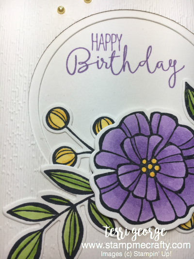Close Up, Falling Flowers, Special Celebrations, Stamp Me Crafty, Pals Blog Hop, May Flowers Framelits, Birthday Card,
